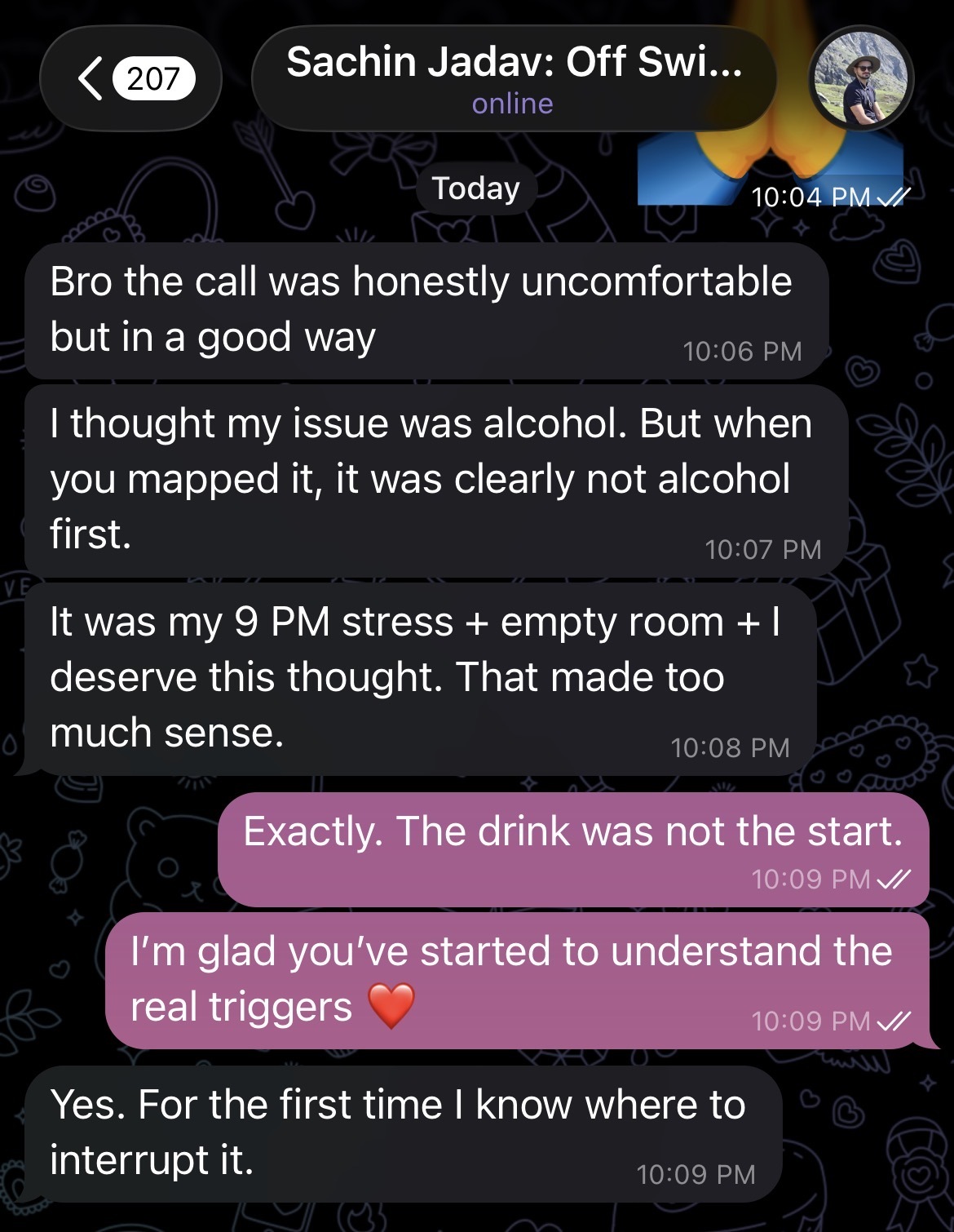 Client testimonial
