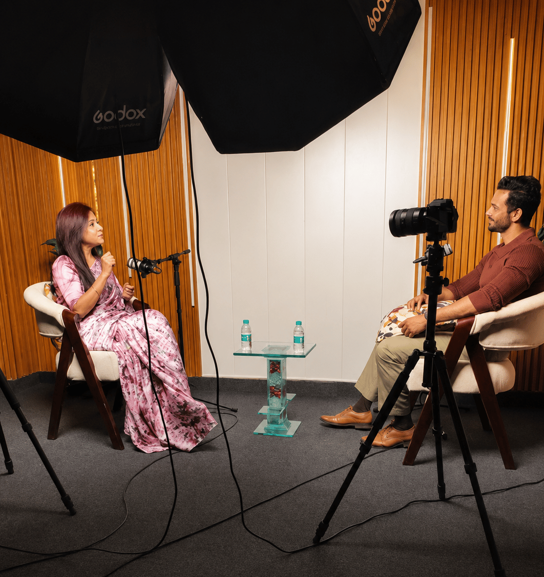 Aditya on the podcast