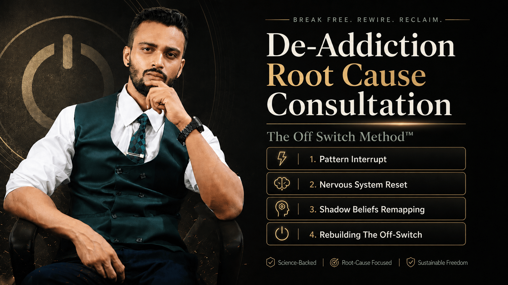 The Off Switch Method, De-Addiction Root Cause Consultation